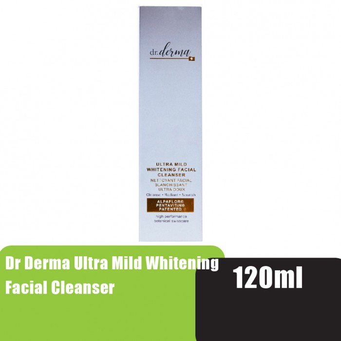 Dr Derma Ultra Mild Whitening Facial Cleanser 120ml Pencuci Muka 洗臉霜 / 洗面奶