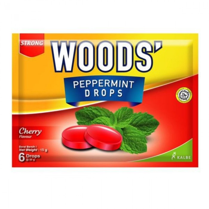 WOODS LOZENGES 15G 6'S - CHERRY