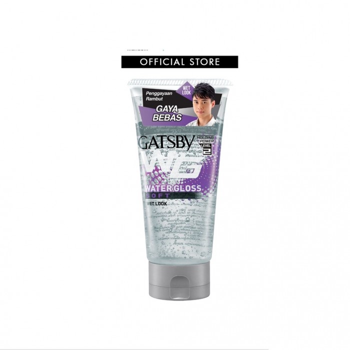 GATSBY WATER GLOSS / WET LOOK GEL 170G - SOFT TUBE