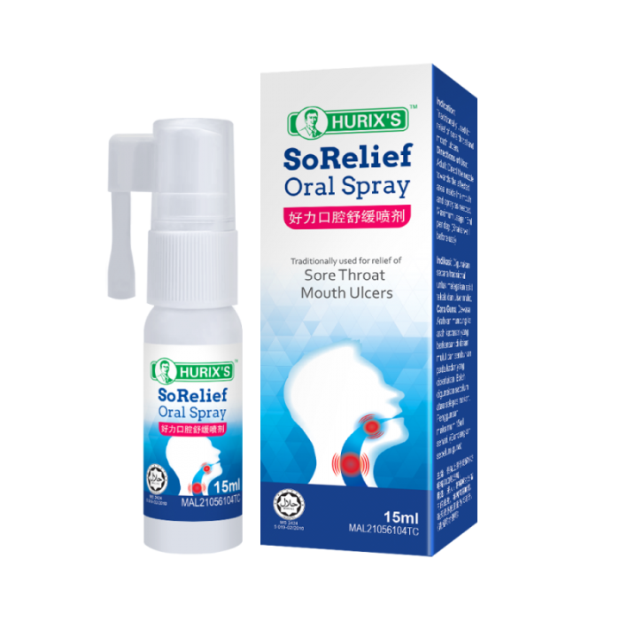 HURIX'S SORELIEF ORAL SPRAY 15ML