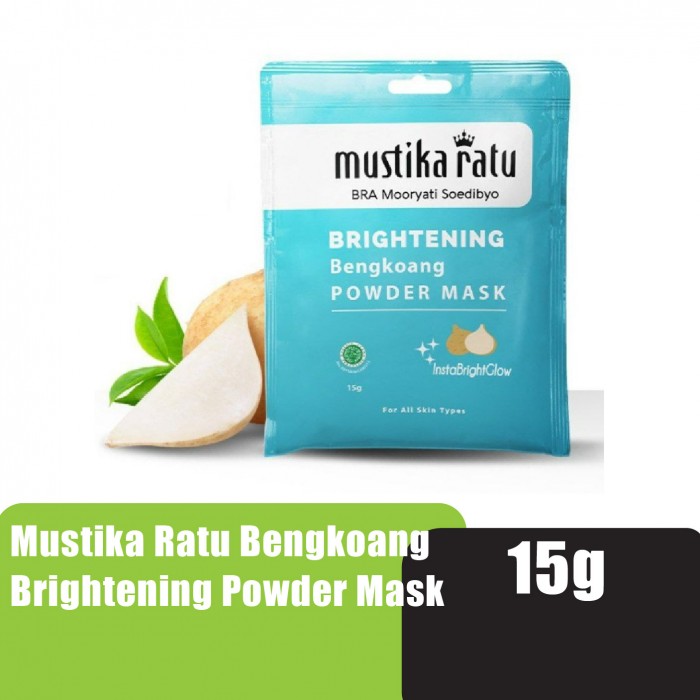 Mustika Ratu Skincare - Bengkoang Powder Mask for Brightening Mask Muka ( Masker Mustika Ratu 15g)