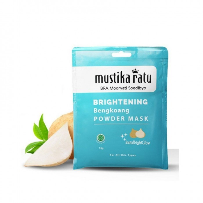 Mustika Ratu Skincare - Bengkoang Powder Mask for Brightening Mask Muka ( Masker Mustika Ratu 15g)