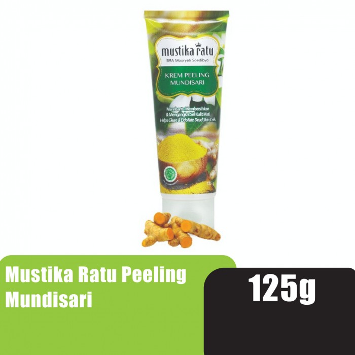 Mustika Ratu Skincare Krem Peeling Gel Mundisari ( Mustika Ratu Scrub Exfoliate Face Scrub Exfoliating Gel 125ml)