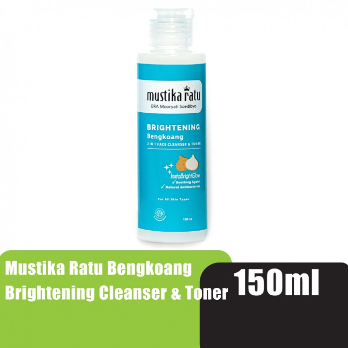 Mustika Ratu Brightening Bengkoang 2 in 1 Facial Wash & Toner 150ml ( Whitening Face Wash /Sabun Muka /Sabun Putih )