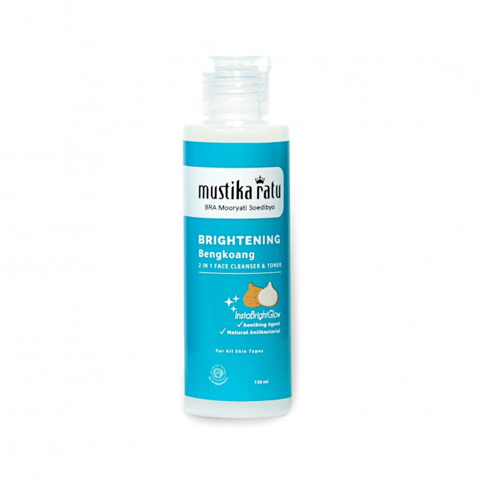 Mustika Ratu Brightening Bengkoang 2 in 1 Facial Wash & Toner 150ml ( Whitening Face Wash /Sabun Muka /Sabun Putih )