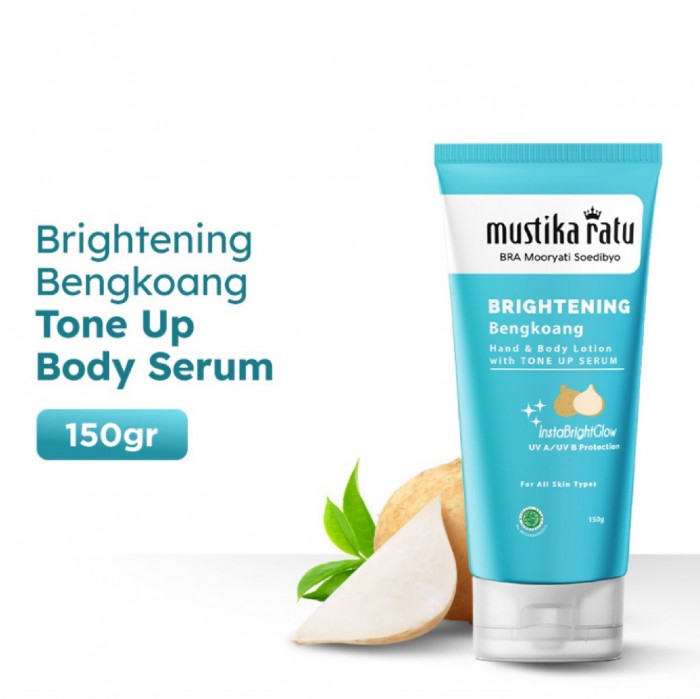 Mustika Ratu Brightening Bengkoang Tone Up Body Serum Whitening 150ml