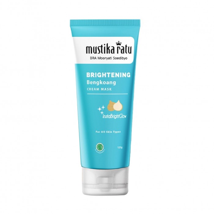 Mustika Ratu Skincare Brightening Bengkoang Face Cream Mask for Brighten Skin 125g (Facial Mask)