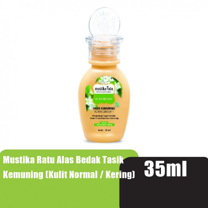 Mustika Ratu Alas Bedak Mustika Ratu Foundation (Alas Bedak Kemuning Kuning Langsat Kulit Kering  Normal  Dry Skin) 35ml