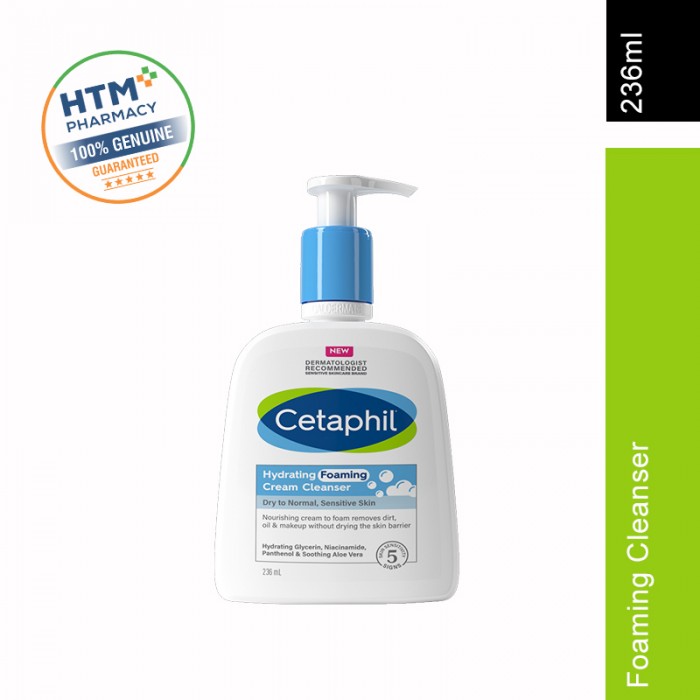 CETAPHIL HYDRATING FOAMING CREAM CLEANSER 236ML