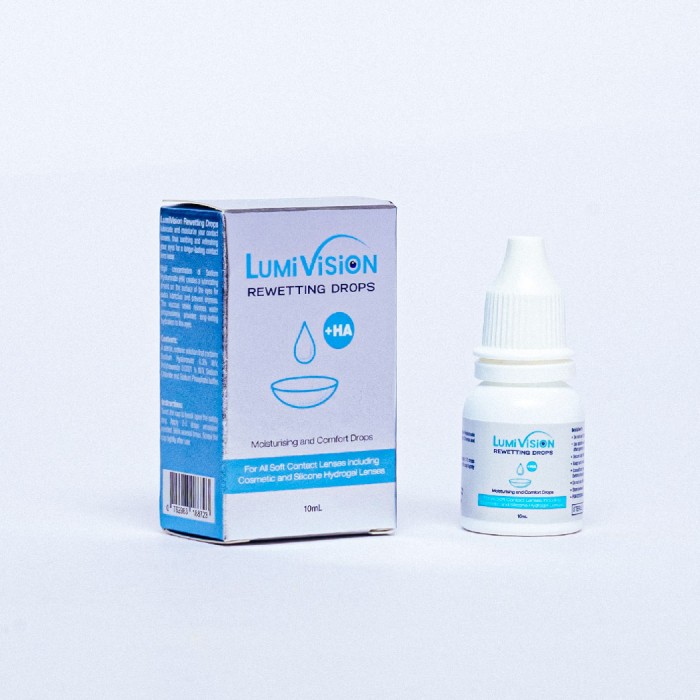 LUMIVISION Rewetting Drops 10ml Eye Drops for Dry Eye & Contact Lens,  眼药水,  Eye Care
