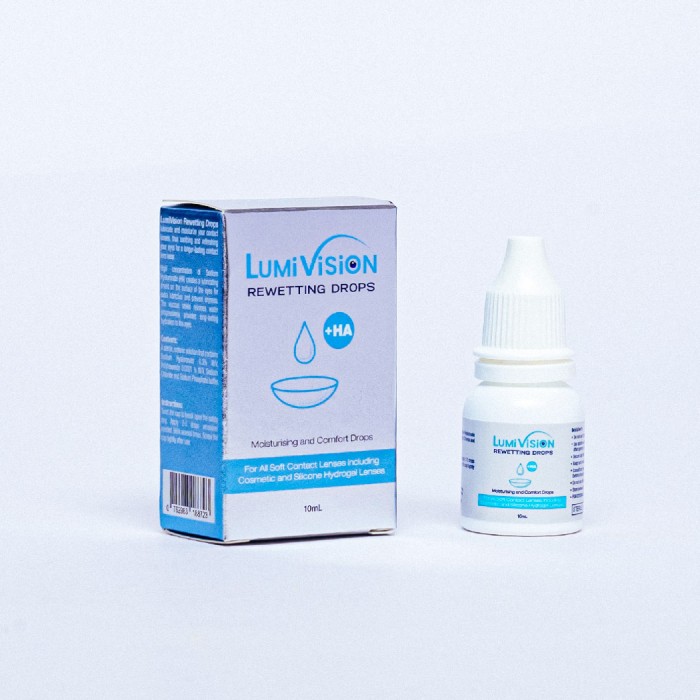 LUMIVISION Rewetting Drops 10ml Eye Drops for Dry Eye & Contact Lens,  眼药水,  Eye Care