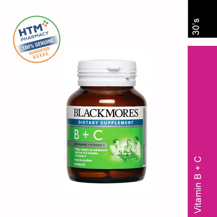 BLACKMORES VITAMIN B + C 30'S