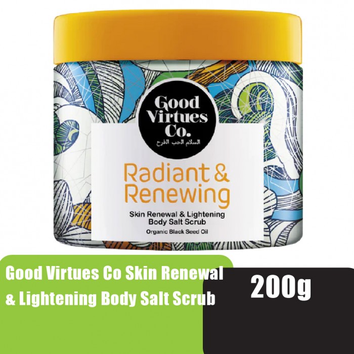 Good Virtues Co Skin Renewal & Lightening Body Salt Scrub 200g