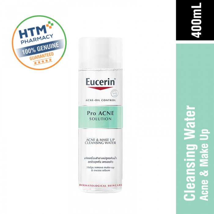 Eucerin Pro Acne Acne & Make Up Cleansing Water 400ML(88783)