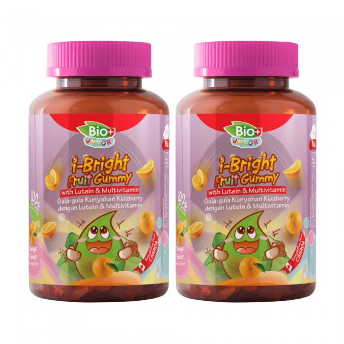 BIO+ Junior Kidzberry Gummy with Lutein & Lycopene 80's X 2 Eye Supplement for kids Eye gummy 護眼保健品 葉黃素儿童