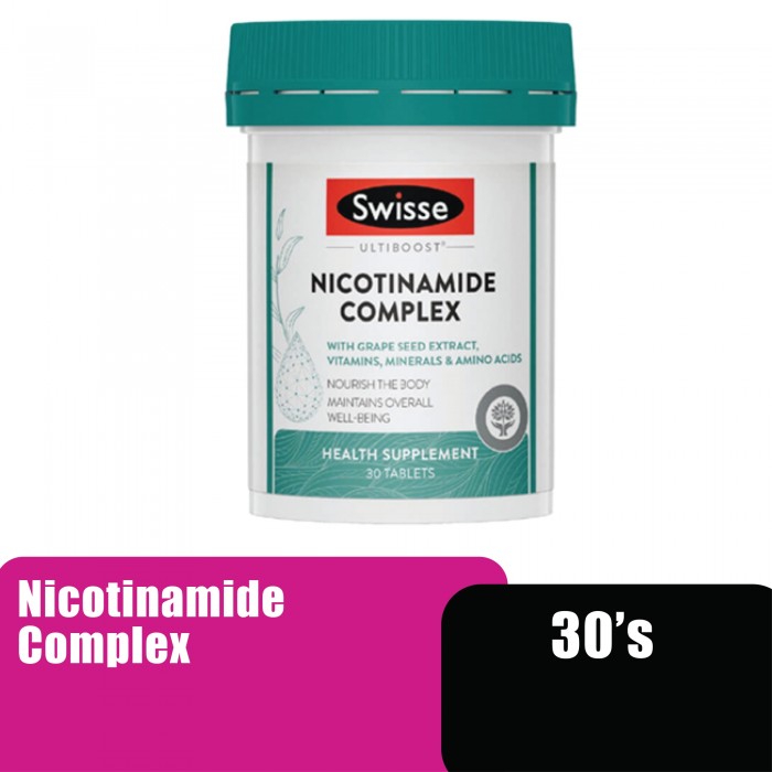 SWISSE NICOTINAMIDE COMPLEX 30'S