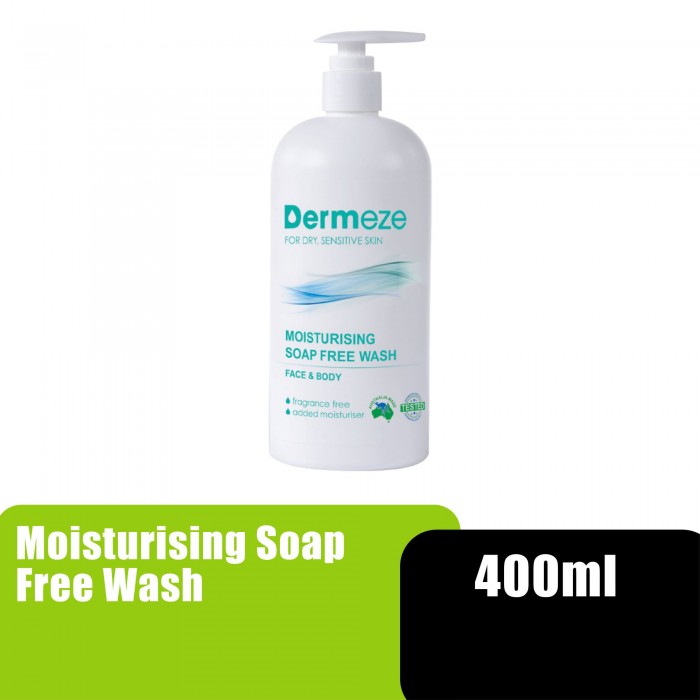 DERMEZE MOISTURISING SOAP FREE WASH 400ML