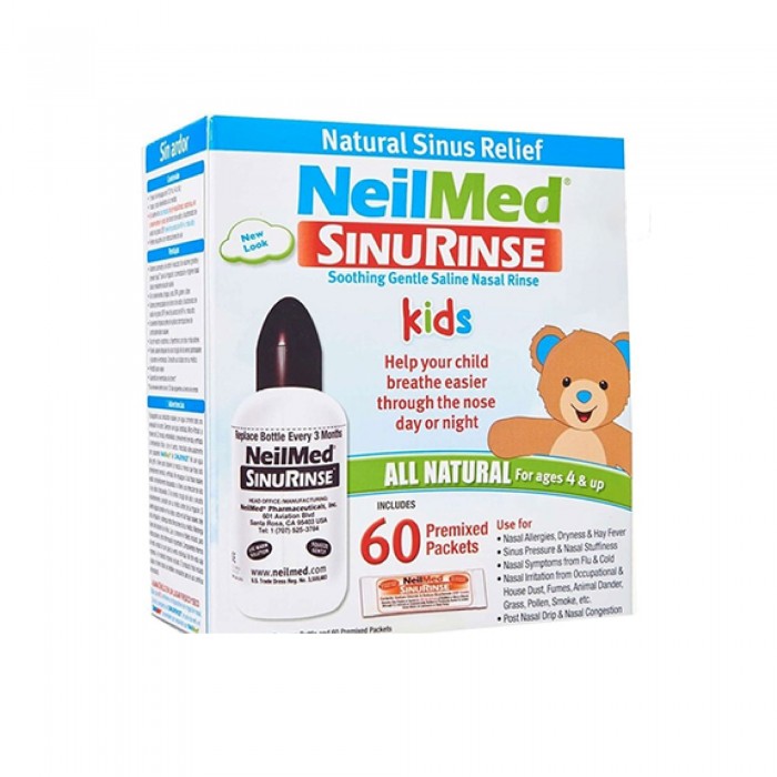 NEILMED SINUS RINSE PAEDIATRIC KIT 60S (KIDS)