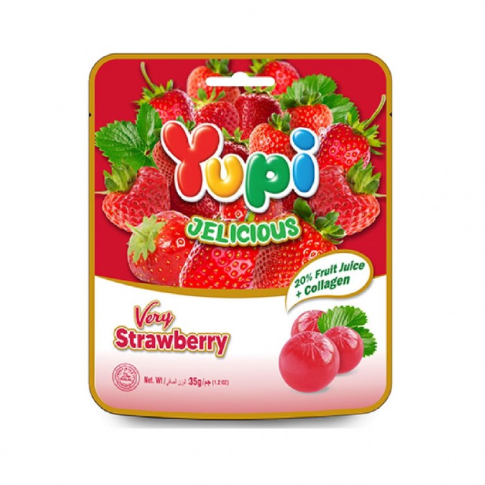 YUPI JELICIOUS 35G - STRAWBERRY