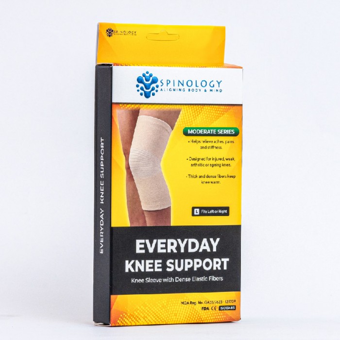 Spinology Everyday Knee Support Size (S) Sport Fitness Knee Guard Support Elastic Guard Lutut Pelindung Lutut 护膝 护膝套