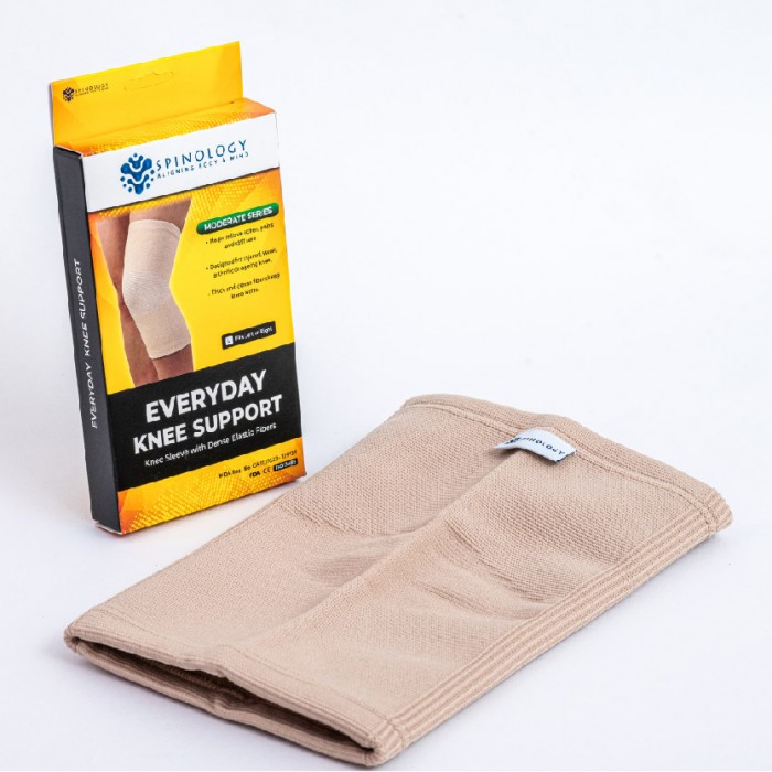 Spinology Everyday Knee Support Size (L) Sport Fitness Knee Guard Support Elastic Guard Lutut Pelindung Lutut 护膝 护膝套