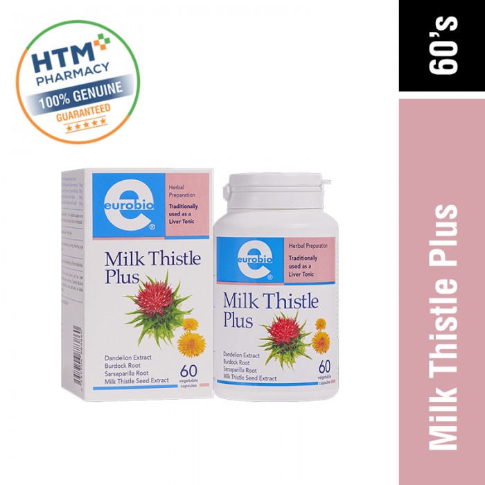 Eurobio Milk Thistle Plus 60's