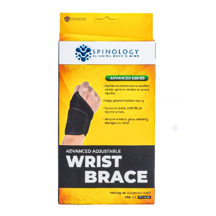 Spinology Advanced Adjustable Wrist Brace Sprains Fractures Wrist Support Guard Tangan 护腕 护腕套