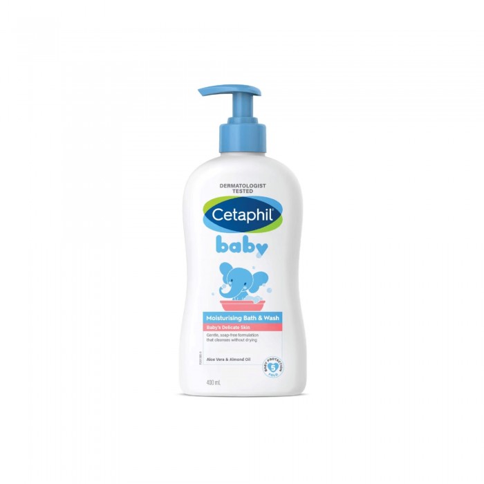 CETAPHIL BABY MOIST BATH & WASH 400ML