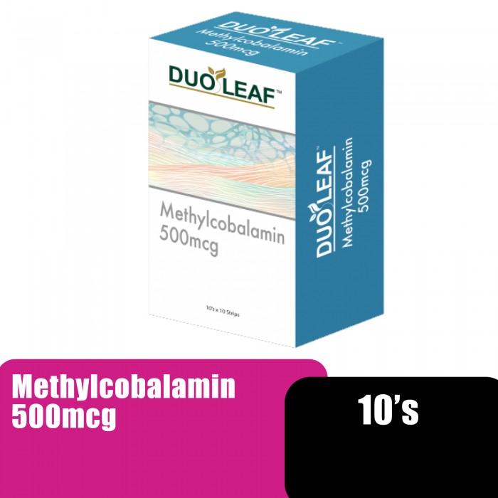 DUOLEAF METHYLCOBALAMIN 500MCG 10'S