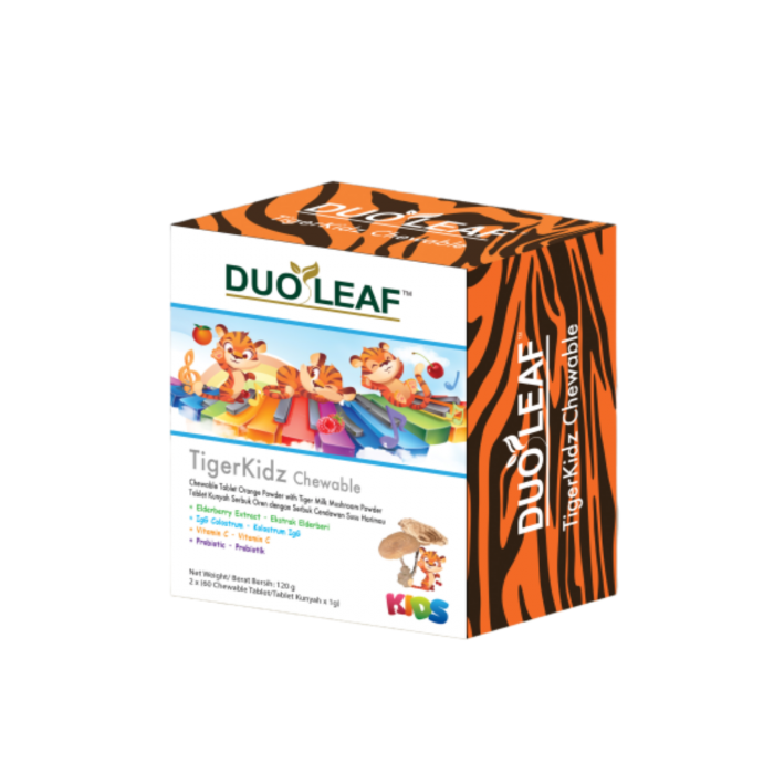 DUOLEAF TIGERKIDZ CHEWABLE 60'S