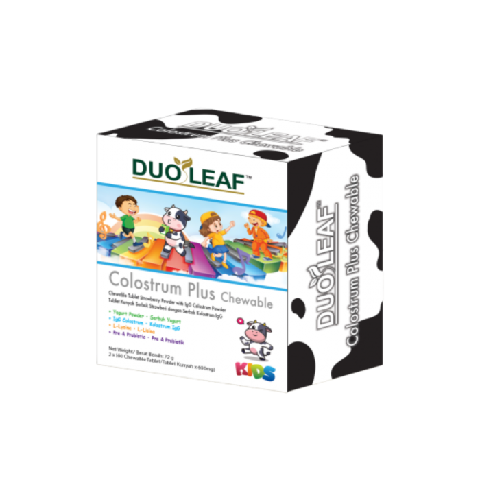 DUOLEAF COLOSTRUM PLUS CHEWABLE 60'S