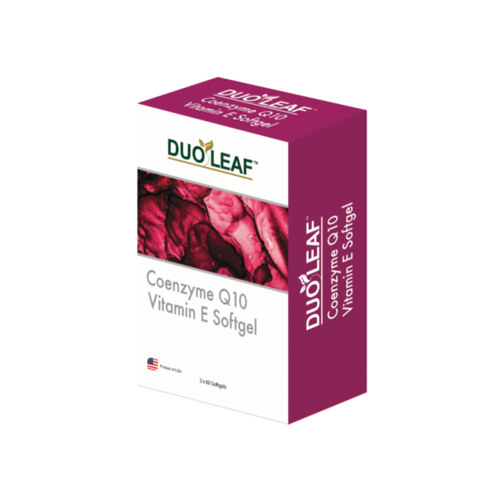 [CLEARANCE] DUOLEAF COENZYME Q10 VITAMIN E SOFTGEL 60'S (EXP: 4/2026)