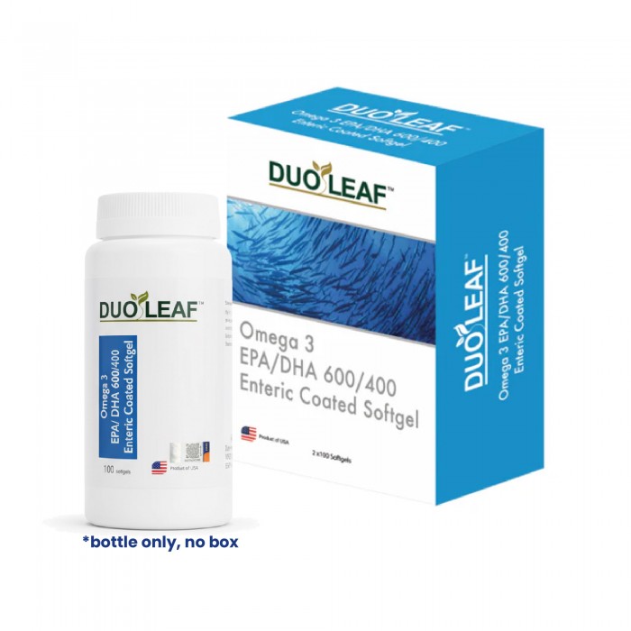 DUOLEAF OMEGA 3 (EPA/DHA 600/400) (ENTERIC COATED) 100'S