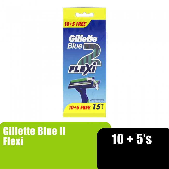 GILLETTE BLUE II FLEXI 10+5S