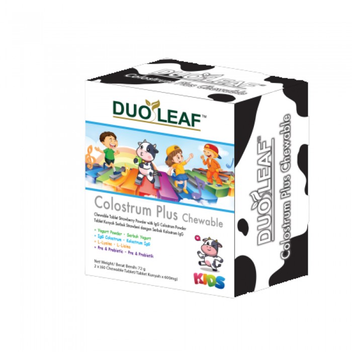 DUOLEAF COLOSTRUM PLUS CHEWABLE 60'S X 2