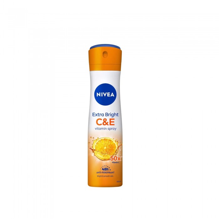 NIVEA FEMALE EXTRA BRIGHT C&E SPRAY 150ML (84189)