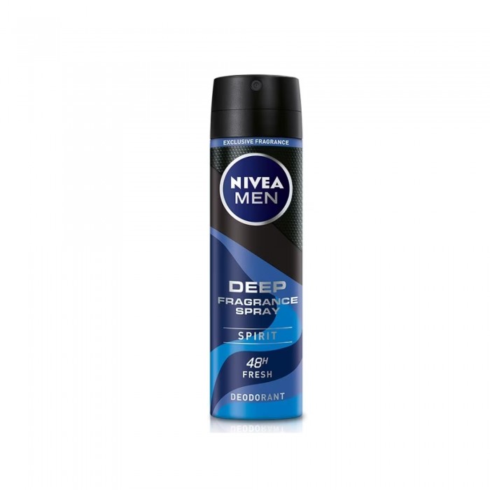 NIVEA MEN DEEP FRAGRANCE SPIRIT SPRAY 150ML (95652)