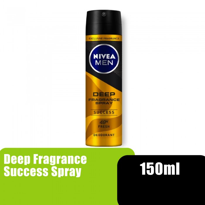 NIVEA MEN DEEP FRAGRANCE SUCCESS SPRAY 150ML (95651)