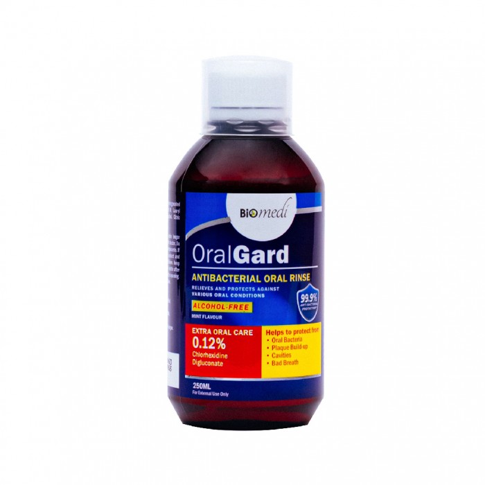 BIOMEDI Oralgard Antibacterial Mouthwash 250ml / 漱口水 For Oral Care