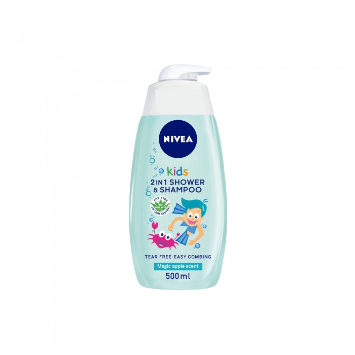 NIVEA 3 IN 1 SHAMPOO & BATH 500ML - MAGIC APPLE (84588)