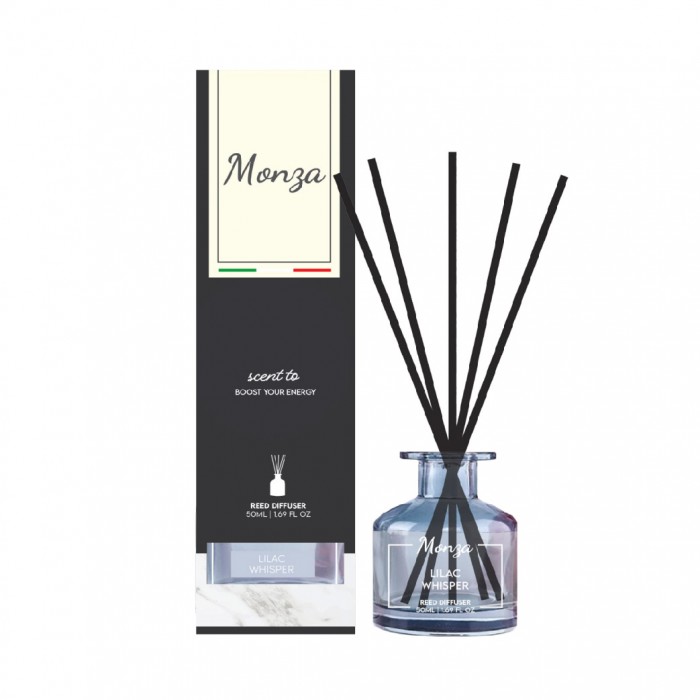 Monza Reed Diffuser Mystic Rosewood 50ml - Aroma Diffuser Air Freshener Room, Home Fragnance Pewangi Rumah 房间 香薰