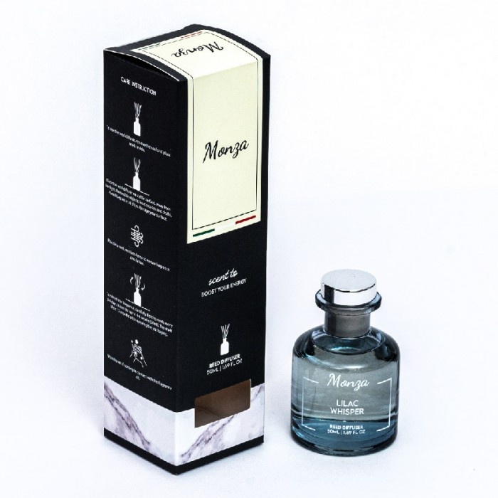 Monza Reed Diffuser Mystic Rosewood 50ml - Aroma Diffuser Air Freshener Room, Home Fragnance Pewangi Rumah 房间 香薰