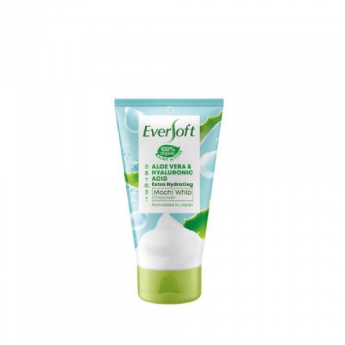 Eversoft Mochi Whip Aloe Vera Whip Cleanser Foam 120g