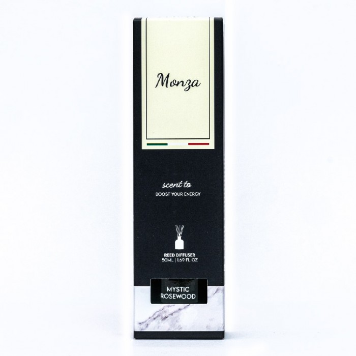 Monza Reed Diffuser Lilac Whisper 50ml - Aroma Diffuser Air Freshener Room, Home Fragnance Pewangi Rumah 房间 香薰