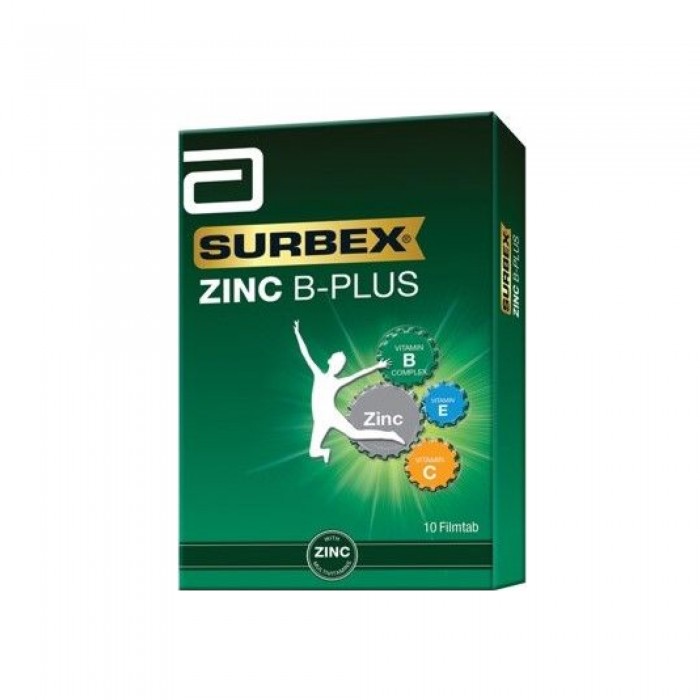 SURBEX ZINC B-PLUS 10'S
