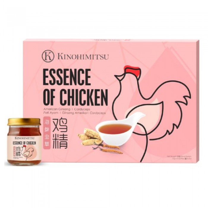 KINOHIMITSU ESSENCE OF CHICKEN - AMERICAN GINSENG & CORDYCEPS 75G X 6'S (3CKNK099)