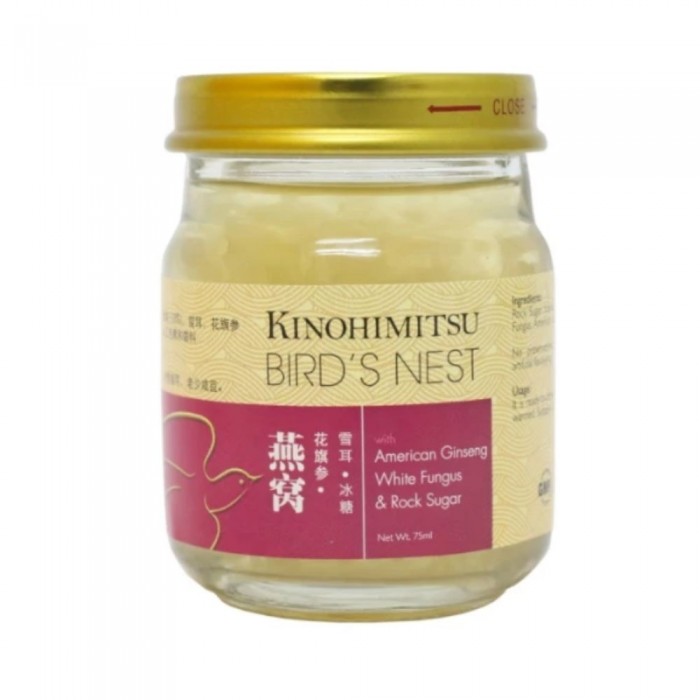 KINOHIMITSU BIRD'S NEST AMERICAN GINSENG 75G X 6'S