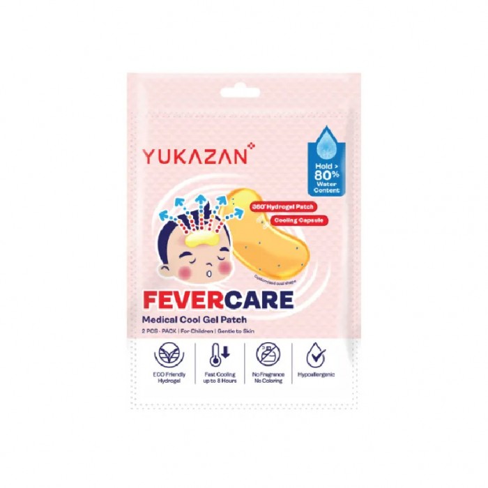 YUKAZAN CHILDREN FEVERCARE MEDICAL COOL GEL PATCH 6'S