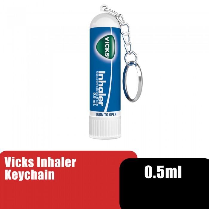 Vicks Nasal Inhaler, Nose Inhaler, Relax Inhaler, Selssema, Key Chain, 鼻子, 傷風膏, 伤风膏 - 0.5ml