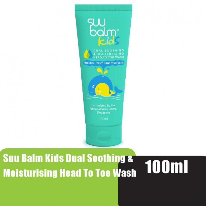 Suu Balm Kids Dual Soothing & Moisturising Head To Toe Wash 100ml